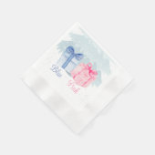 Blauw of Roze Wat denk je dat Geslacht onthult? Servet (Hoek)