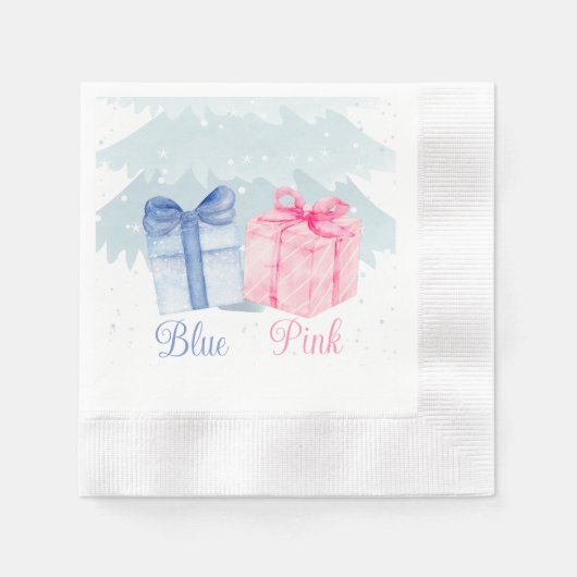 Blauw of Roze Wat denk je dat Geslacht onthult? Servet (Voorkant)