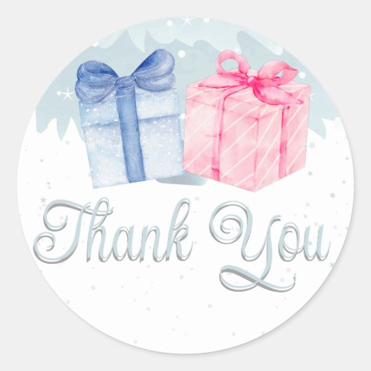 Blauw of Roze wat denk jij stickers (Voorkant)