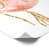 Blauw of roze wat je denkt dat gender openbaart poster (Hoek)