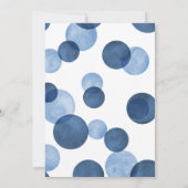 Blauw OH BOY baby jongen douche Kaart (Achterkant)