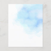 Blauw olifant Baby shower Het is een Jongen ballon (Achterkant)