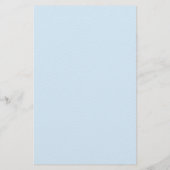 Blauw olifant Baby shower raad het Baby-voedselspe Flyer (Achterkant)