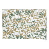 Blauw olijfgroen kussensloop (Voorkant-Links)