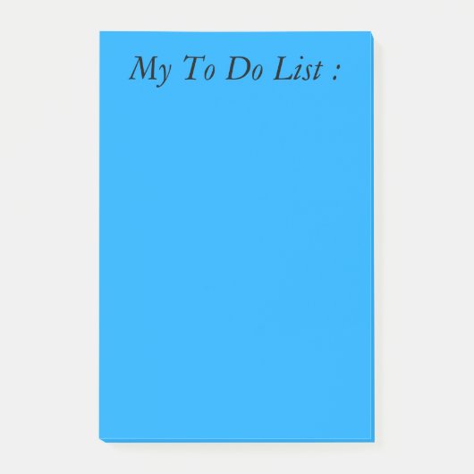 Blauw om aanbiedingen te doen post-it® notes (Voorkant)