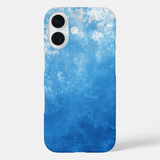 Blauw Ombre Geschilderd Case-Mate iPhone Case (Achterkant)