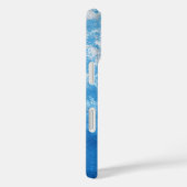 Blauw Ombre Geschilderd Case-Mate iPhone Case (Achterkant / Rechts)