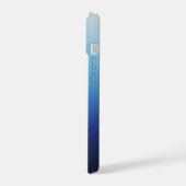 Blauw Ombré iPhone 15 Case (Linkerkant)
