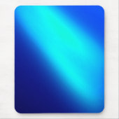 Blauw ombre maanlicht Double Stripe Muismat (Voorkant)
