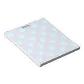 Blauw Ombre Scallop Notitieblok (Schuin)