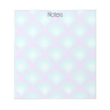 Blauw Ombre Scallop Notitieblok