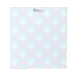 Blauw Ombre Scallop Notitieblok