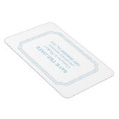 Blauw omcirkelde kaartje sparen de Magneet van de  (Rechterzijde)