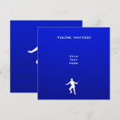 Blauw omheining kaart (Voorkant / Achterkant)