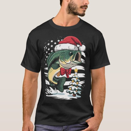 Blauw - Omlijnd Vistrio T-shirt (Voorkant)