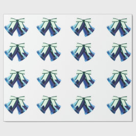 Blauw omlooppapier cadeaupapier
