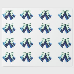 Blauw omlooppapier cadeaupapier