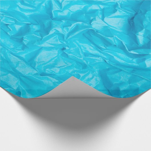 Blauw omslagpapier cadeaupapier (Hoek)