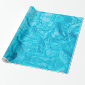 Blauw omslagpapier cadeaupapier (Uitgerold)