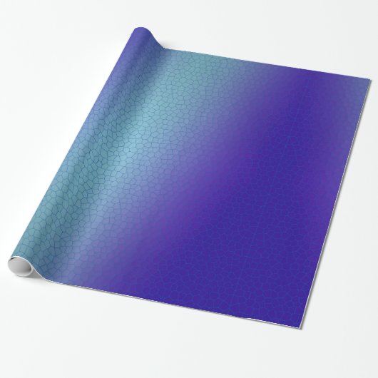 Blauw omslagpapier cadeaupapier (Uitgerold)