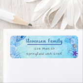 Blauw onder de naam van het Zee Etiket (Insitu)