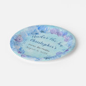 blauw onder de verjaardag van de Zee Boy Papieren Bordje (Gekanteld)