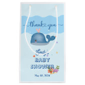 Blauw Onder het Zee Baby Boy Shower Klein Cadeauzakje (Voorkant)