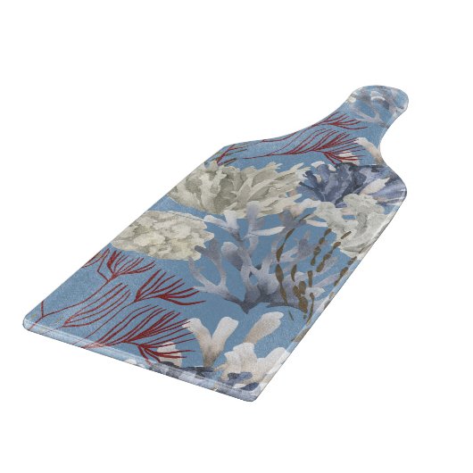 Blauw onder het Zee Florida Corals Snijplank (Hoek)