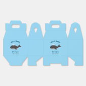 Blauw onder het Zee Hallo Baby shower Bedankdoosjes (Ongevouwen)