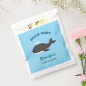 Blauw onder het Zee Hallo Baby shower Bedankzakje (Gezegeld)