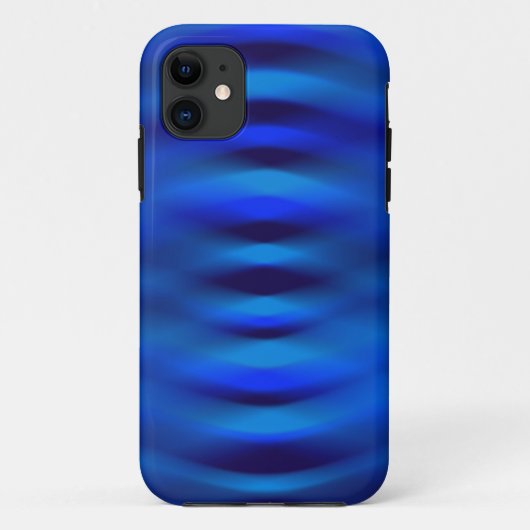 Blauw ondergrond verven Case-Mate iPhone case (Achterkant)