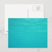 Blauw onderwater briefkaart (Voorkant / Achterkant)
