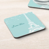 Blauw Onderzetter Eiffeltoren (Linkerzijde)