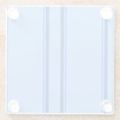 blauw Onderzetter Glazen Onderzetter (Achterkant)