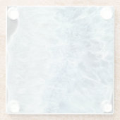 Blauw Onderzetter Glazen Onderzetter (Achterkant)