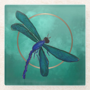 Blauw Onderzetter van de Dragonfly