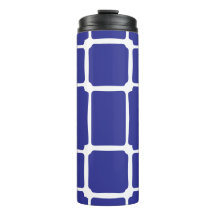 Blauw ongelijke vierkanten mozaïek