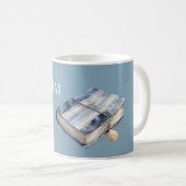 Blauw Ontspanningsboek Koffiemok (Voorkant rechts)