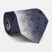 Blauw ontwerp stropdas (Opgerold)