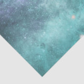 Blauw ontwerp uit de galaxreeks 7-weefselpapier tissuepapier (Detail)