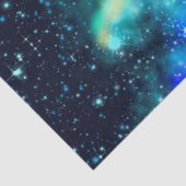 Blauw ontwerp uit de galaxy-reeks 10 tissuepapier (Detail)