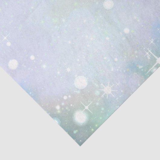 Blauw ontwerp van de sterrenreeks 3 tissuepapier (Detail)