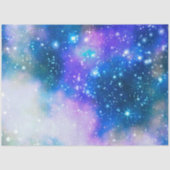 Blauw ontwerp van de sterrenreeks 3 tissuepapier (Voorkant)