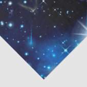 Blauw ontwerp van de sterrenreeks 5 tissuepapier (Detail)