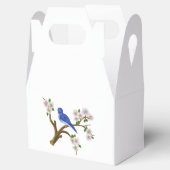 Blauw ontwerp van wilde vogels bedankdoosjes (Geopend)