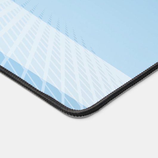 Blauw Ontwerp Wit 3D Caduceus Medisch Bureaumat (Hoek)