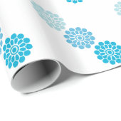 Blauw ontwerpverlooppapier cadeaupapier (Rol Hoek)