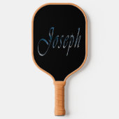 Blauw ontworpen Joseph naam, Pickleball peddel Paddle (Voorkant)