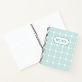 Blauw ontworpen recept notitieboek (Binnen)
