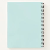 Blauw ontworpen recept notitieboek (Achterkant)
